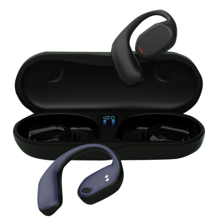 Tai nghe thể thao kinh doanh treo tai Bluetooth không dây JS270, JS270 Đen, JS270 Trắng