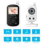 Camera giám sát trẻ em không dây UU24 màn hình 2.4 inch, giám sát nhiệt độ, âm thanh hai chiều VOX, ru ngủ, phích cắm UK, US, EU