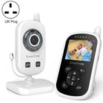 Camera giám sát trẻ em không dây UU24 màn hình 2.4 inch, giám sát nhiệt độ, âm thanh hai chiều VOX, ru ngủ, phích cắm UK, US, EU