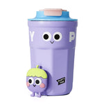 Cốc giữ nhiệt hoạt hình bằng thép không gỉ 316, cốc cà phê, cốc nước, dung tích 400ml màu trắng, tím, hồng, xanh nhạt