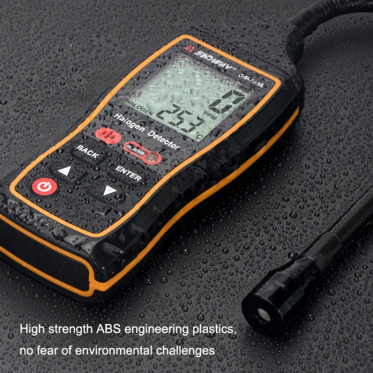 Máy dò khí halogen SNDWAY SW743A, thiết bị điện tử ô tô kiểm tra rò rỉ gas điều hòa Freon, model SW743A