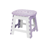 Convenient Folding Home Outdoor Thickened Portable Stool, Green Small, Green Medium, Green Large, Violet Small, Violet Medium, Violet Large