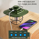 Đèn lồng retro LED LY02, đèn lều tay cầm, đèn cắm trại sạc USB, LY02 xanh lá, LY02 trắng, LY02 đen