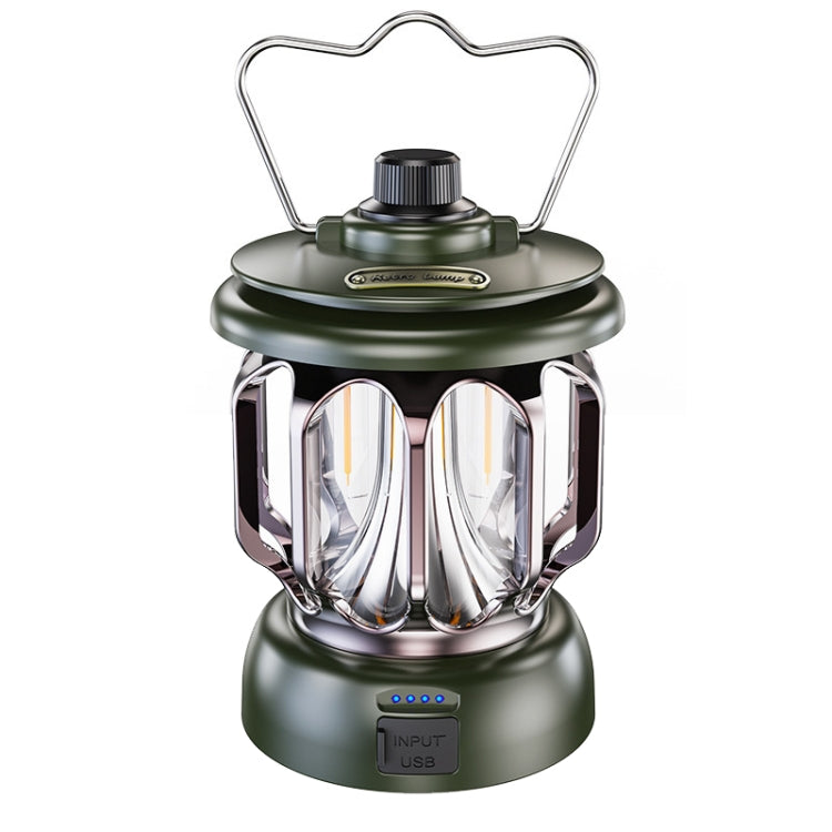 Đèn lều retro LED LH-B46, đèn cắm trại tiện lợi sạc USB, LH-B46 trắng, LH-B46 xanh lá, LH-B46 đen