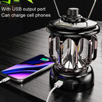 Đèn lều retro LED LH-B46, đèn cắm trại tiện lợi sạc USB, LH-B46 trắng, LH-B46 xanh lá, LH-B46 đen