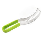 Kẹp dưa hấu bằng thép không gỉ YG-WS03, tay cầm nhựa tích hợp dễ sử dụng, dụng cụ cắt dưa lưới, kẹp dưa hấu