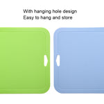 2pcs Baby Auxiliary Cutting Board Fruit and Vegetable Cutting Plastic Board, 2pcs Green, 2pcs Pink