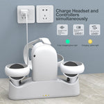 JYS OC003 đế sạc nam châm tay cầm kính VR Meta Quest 2, đế sạc nam châm