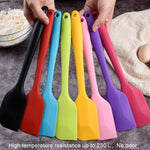 2 cái dao trộn kem socola silicone tích hợp lớn, Màu đỏ lớn, Màu hồng lớn, Màu vàng lớn, Màu xanh dương lớn, Màu đen lớn, Màu xanh lá lớn, Màu tím lớn, Màu cam lớn