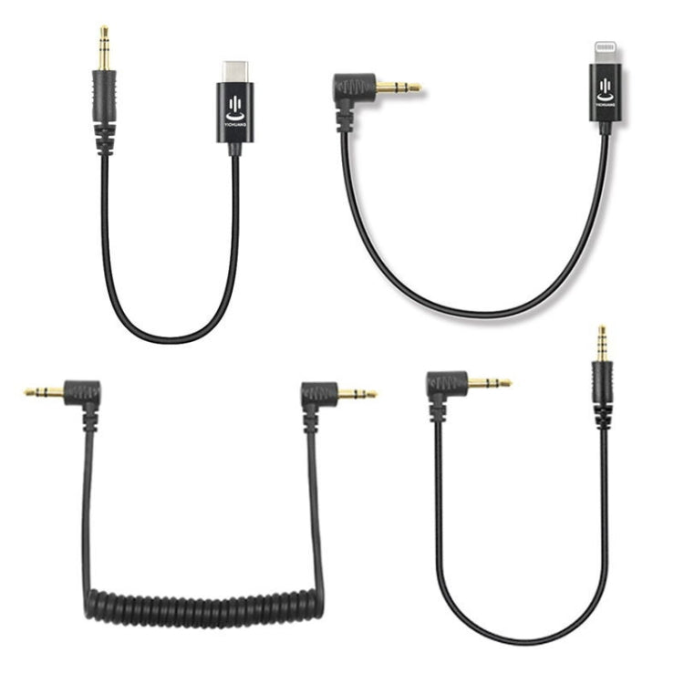 Cáp chuyển đổi âm thanh cho micro Rode YICHUANG, 3.5mm sang 8 pin, 3.5mm sang Type-C, 3.5mm TRS sang TRS, 3.5mm TRS sang TRRS