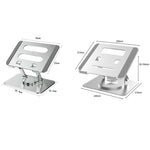 Giá đỡ làm mát laptop đa chức năng gập xoay để bàn, Thông số:, SP-086 (Bạc), SP-086 (Xám), SP-88 (Bạc), SP-88 (Xám)