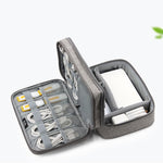 Baona Cáp Dữ Liệu Tai Nghe Đa Năng Túi Đựng Kỹ Thuật Số, Thông Số:, Lớp đơn (Xám), Lớp đơn (Đen), 2 lớp (Xám), 2 lớp (Đen), Hộp Lớp Đơn (Xám), Hộp Lớp Đơn (Đen), Hộp 2 lớp (Xám), Hộp 2 lớp (Đen), XL (Xám)