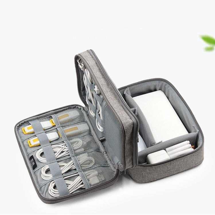 Baona Cáp Dữ Liệu Tai Nghe Đa Năng Túi Đựng Kỹ Thuật Số, Thông Số:, Lớp đơn (Xám), Lớp đơn (Đen), 2 lớp (Xám), 2 lớp (Đen), Hộp Lớp Đơn (Xám), Hộp Lớp Đơn (Đen), Hộp 2 lớp (Xám), Hộp 2 lớp (Đen), XL (Xám)