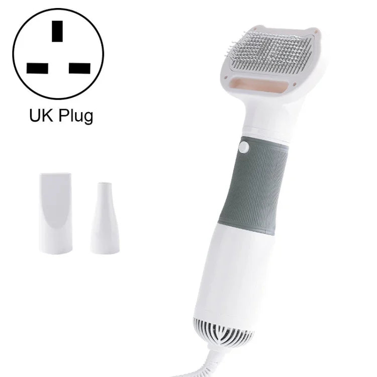 3 Trong 1 Lược Thổi Lông Thú Cưng Điện 600W Gió Mạnh, Thông số kỹ thuật:, Phích Cắm Mỹ 110V, Phích Cắm EU 220V, Phích Cắm Anh 220-240V