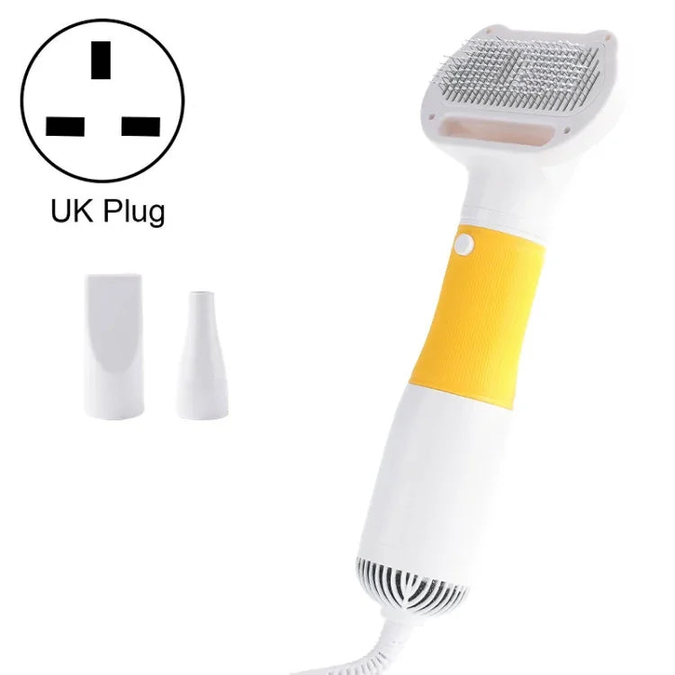 3 Trong 1 Lược Thổi Lông Thú Cưng Điện 600W Gió Mạnh, Thông số kỹ thuật:, Phích Cắm Mỹ 110V, Phích Cắm EU 220V, Phích Cắm Anh 220-240V