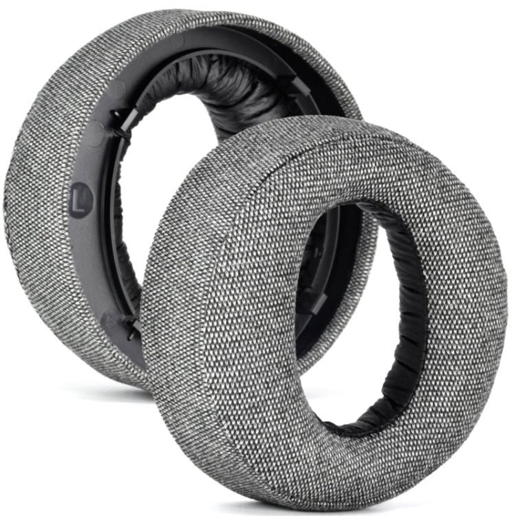 Bộ 2 miếng đệm tai thay thế cho tai nghe không dây Sony PS5 Pulse 3D, Nhung, Vải bố xám, Lưới bóng đá