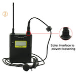 Micro không dây gắn cổ áo camera Sony D11 D21 3.5mm, kẹp mic ECM-V1B