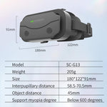 Kính thực tế ảo VRSHINECON G13 VR cho điện thoại di động xem phim chơi game 3D kỹ thuật số, G13
