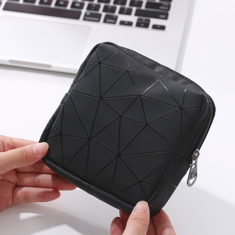 XH8214 Portable Sanitary Napkin Storage Bag Large Capacity Waterproof Coin Bag, XH8214 Cherry Pink, XH8214 Apricot, XH8214 Plant Green, XH8214 Black, XH8214 Fluorescence, XH8214 Sky Blue