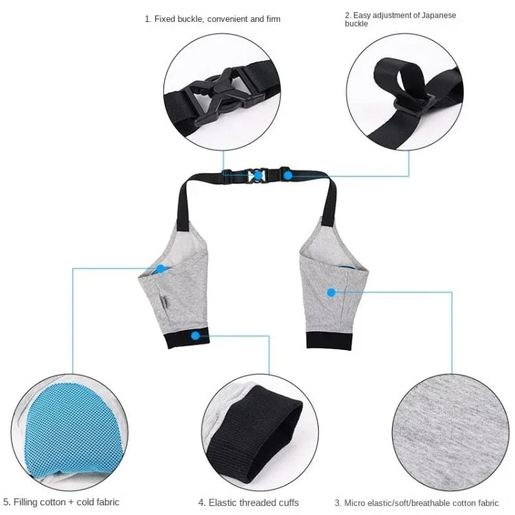 Bảo Vệ Đầu Gối Thú Cưng Thoáng Khí, Nẹp Khuỷu Chó, Nẹp Chân Trước, S, M, L, XL, XXL