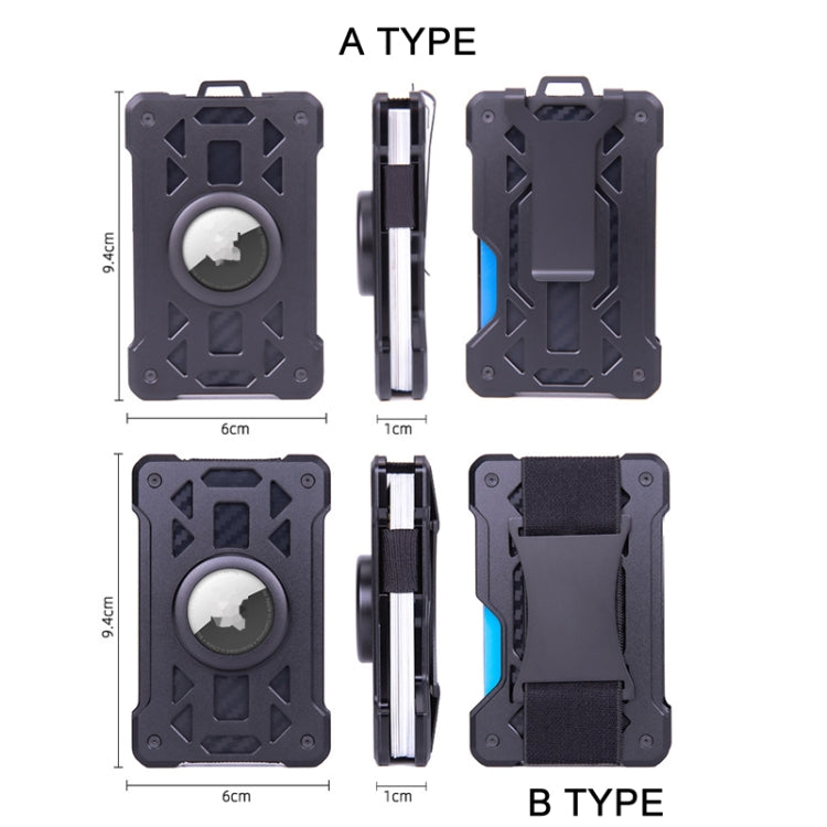 Ví Kim Loại Chống Trộm RFID Đựng Thẻ Dùng Cho AirTag Thế Hệ 2 / AirTag Thế Hệ 1, ak-4 A Màu Đen, ak-4 A Màu Xanh, ak-4 A Màu Bạc, ak-4 A Màu Xám, ak-4 B Màu Đen, ak-4 B Màu Bạc, ak-4 B Màu Xanh, ak-4 B Màu Xám