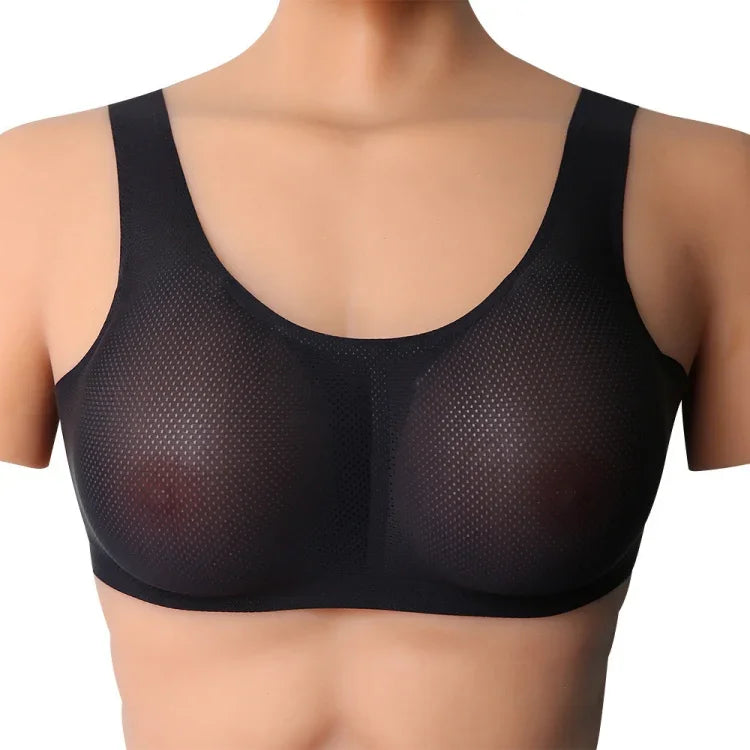 Áo lót silicone ngực giả dành cho giả nữ CD, AA+XS 400g, A+S 500g, B+M 600g, C+L 800g, D+XL 1000g, DD+XXL 1200g, E+XXXL 1400g, EE+XXXXL 1600g