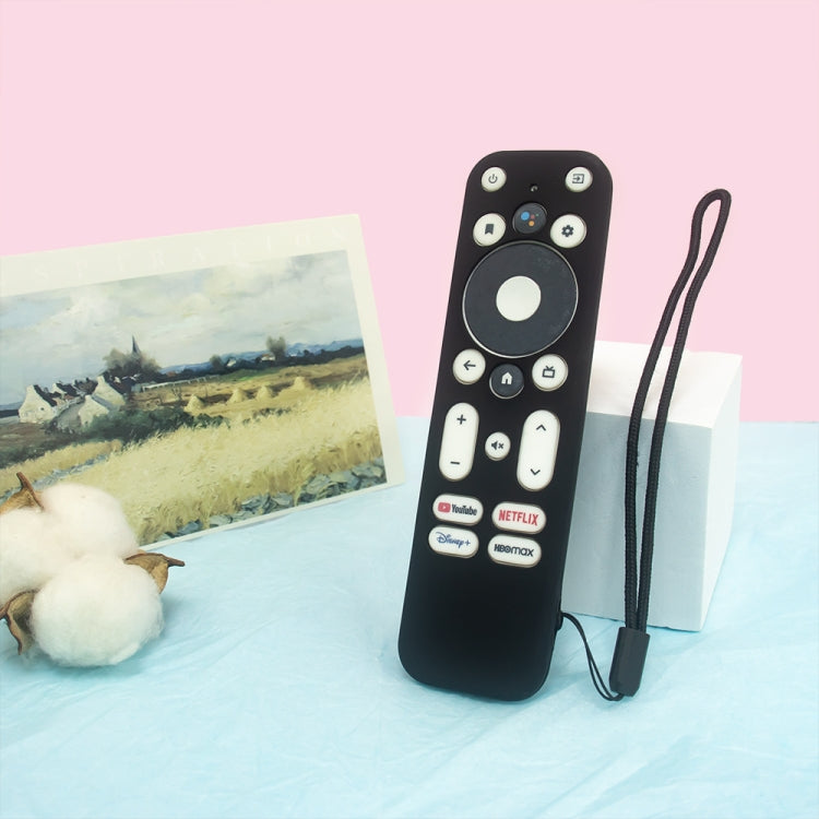 Y55 cho thiết bị phát trực tuyến ONN Android TV 4K UHD, vỏ bảo vệ điều khiển từ xa bằng silicone chống rơi