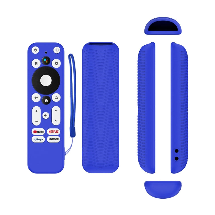 Y55 cho thiết bị phát trực tuyến ONN Android TV 4K UHD, vỏ bảo vệ điều khiển từ xa bằng silicone chống rơi