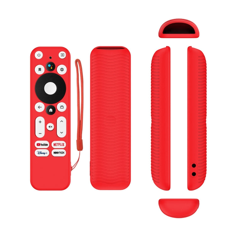 Y55 cho thiết bị phát trực tuyến ONN Android TV 4K UHD, vỏ bảo vệ điều khiển từ xa bằng silicone chống rơi