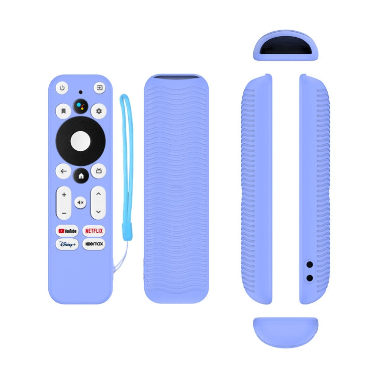 Y55 cho thiết bị phát trực tuyến ONN Android TV 4K UHD, vỏ bảo vệ điều khiển từ xa bằng silicone chống rơi
