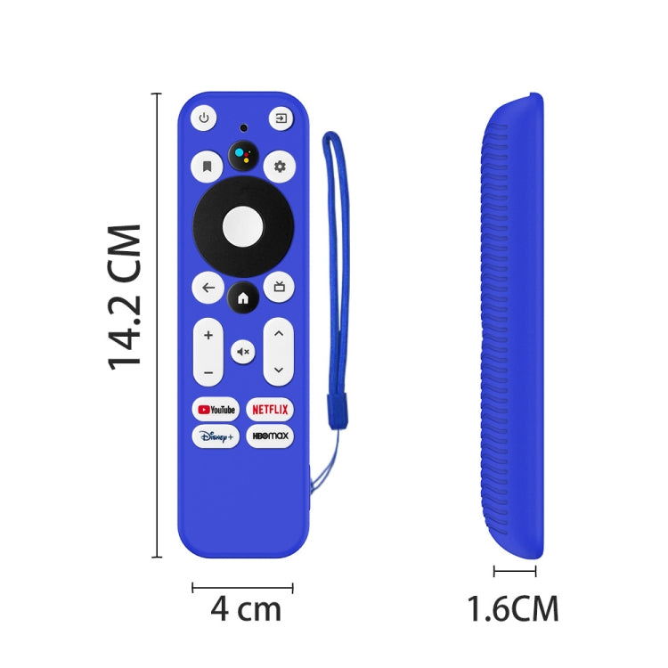 Y55 cho thiết bị phát trực tuyến ONN Android TV 4K UHD, vỏ bảo vệ điều khiển từ xa bằng silicone chống rơi