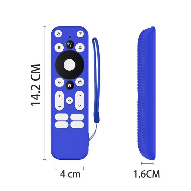 Y55 cho thiết bị phát trực tuyến ONN Android TV 4K UHD, vỏ bảo vệ điều khiển từ xa bằng silicone chống rơi
