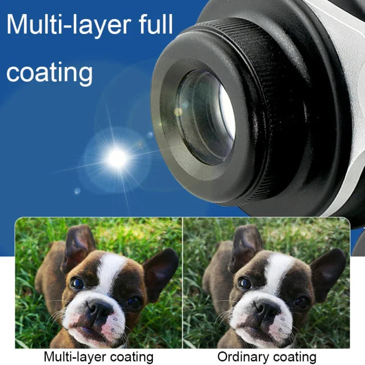 Ống nhòm ngắm sao 2X/3X HD ống kính quang học đầy đủ, kính thiên văn di động, 2x40, 3x50