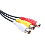 Cáp âm thanh AV USB sang 3 RCA, 1 đực 3 cái, 25cm, 1.5m