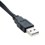 Cáp âm thanh AV USB sang 3 RCA, 1 đực 3 cái, 25cm, 1.5m