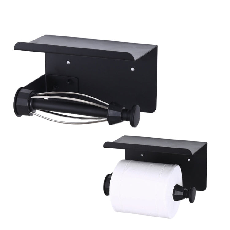 Giá đỡ giấy cuộn bằng thép không gỉ không cần khoan, kiểu dáng 2
