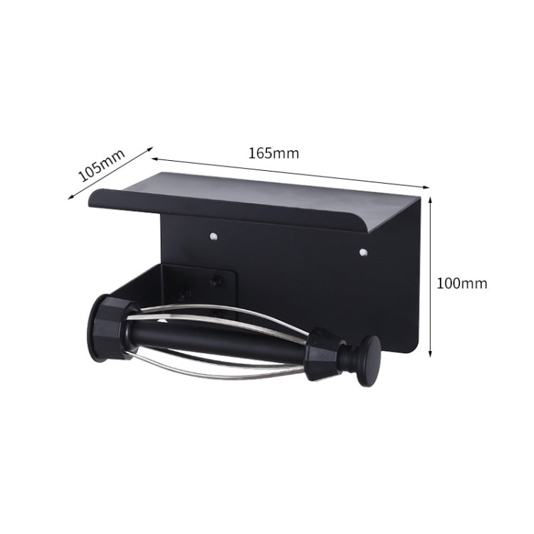 Giá đỡ giấy cuộn bằng thép không gỉ không cần khoan, kiểu dáng 2