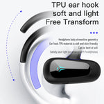 Tai nghe Bluetooth stereo màn hình kỹ thuật số dẫn truyền xương, Kiểu:, Tai đơn