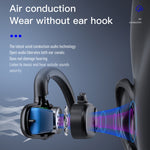 Tai nghe Bluetooth stereo màn hình kỹ thuật số dẫn truyền xương, Kiểu:, Tai đơn