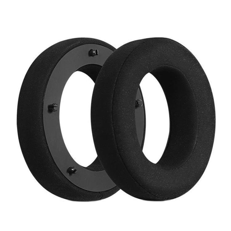 Bộ 2 vỏ tai nghe da thoáng khí và thoải mái cho Focal Clear MG, Màu: Sợi đen, Sợi đen, Sợi đen xám, Sợi đỏ, Sợi xám, Da cừu xanh đậm, Da cừu nâu, Da cừu đen