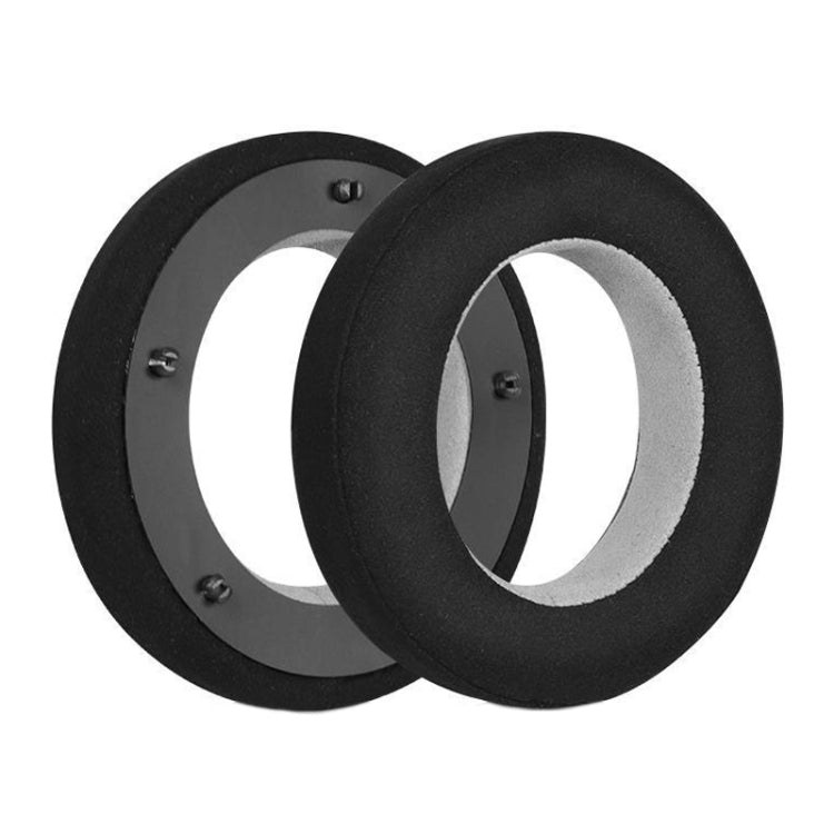 Bộ 2 vỏ tai nghe da thoáng khí và thoải mái cho Focal Clear MG, Màu: Sợi đen, Sợi đen, Sợi đen xám, Sợi đỏ, Sợi xám, Da cừu xanh đậm, Da cừu nâu, Da cừu đen