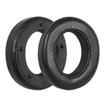 Bộ 2 vỏ tai nghe da thoáng khí và thoải mái cho Focal Clear MG, Màu: Sợi đen, Sợi đen, Sợi đen xám, Sợi đỏ, Sợi xám, Da cừu xanh đậm, Da cừu nâu, Da cừu đen