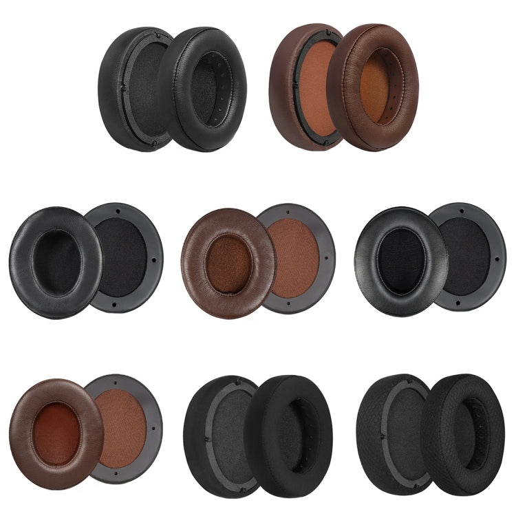 Bộ 2 vỏ mút mềm và thoáng khí cho tai nghe Edifier W855BT, Màu: Protein đen, Protein đen, Protein nâu, Da cừu đen, Da cừu nâu, Đen, Nâu, Lụa băng đen, Lưới đen