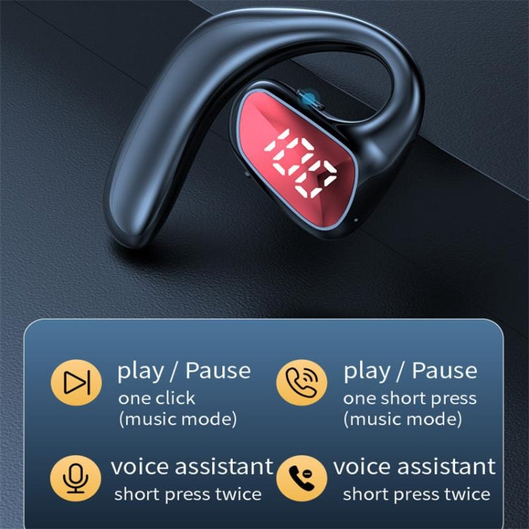 Tai nghe kinh doanh treo tai dẫn truyền khí M-K8 Bluetooth, M-K8 Đen, M-K8 Đỏ, M-K8 Xanh dương, M-K8 Xanh lá