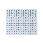 Khuôn Nướng Silicone 130 Ô Làm Bánh Snack Cho Thú Cưng, Khuôn Nướng Thức Ăn Cho Chó, Khuôn Bánh Quy, Khuôn Bánh, Màu Xanh, Màu Hồng