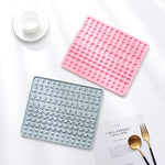 Khuôn Nướng Silicone 130 Ô Làm Bánh Snack Cho Thú Cưng, Khuôn Nướng Thức Ăn Cho Chó, Khuôn Bánh Quy, Khuôn Bánh, Màu Xanh, Màu Hồng