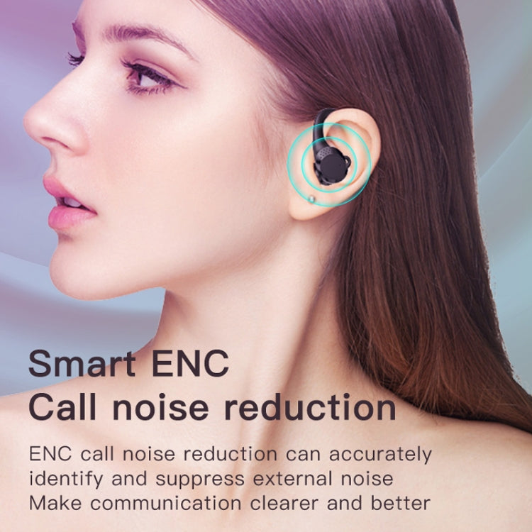 Tai nghe Bluetooth giảm tiếng ồn màn hình kỹ thuật số có sạc AX9, AX9 Đen