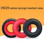 1 đôi vỏ mút tai nghe cho Sennheiser HD25-1II/25/25SP/25SP-II, Đen, Đỏ, Vàng, Xanh dương, Trắng, Đen nhăn