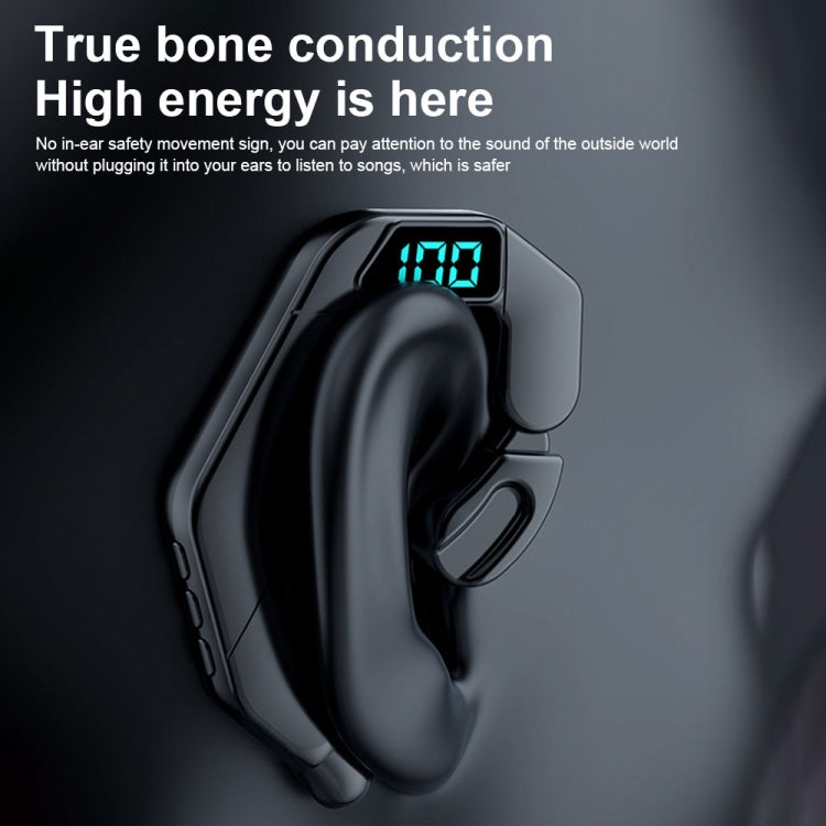 Tai nghe thể thao Bluetooth V19 màn hình kỹ thuật số truyền âm qua xương, đeo quanh tai, V19 Đen, V19 Trắng, V19 Hồng, V19 Xanh dương, V19 Xanh lá
