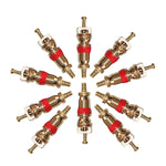 10pcs /Set Valve Core Gas Needle Car Tires Universal Vacuum Tire Exhaust Valve